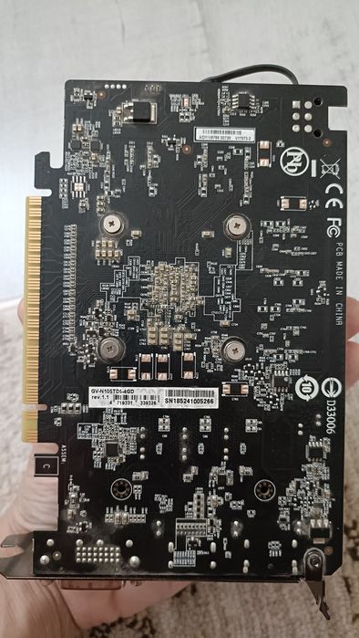 Placa video Nvidia gtx 1050 ti 4GB Gigabyte