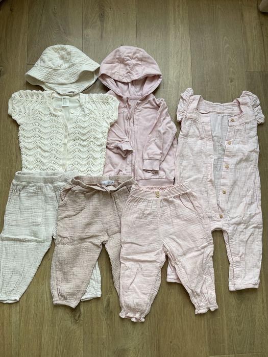 Комплект дрехи, момиче, пролет/лято, 9-12 мес (коригирана)