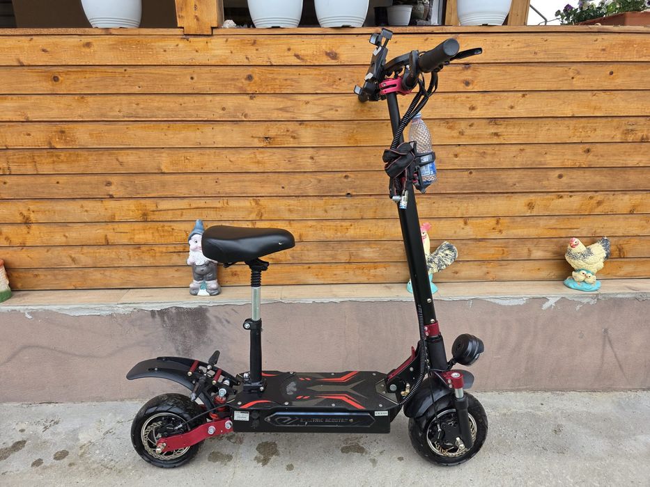 Trotineta electrica Boyueda Q7 Pro Max, 2x1600W, baterie 52V 28Ah