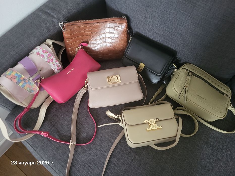 Разпродажба на дамски чанти - Zarena, Parfois, David Jones, Jenny Fair