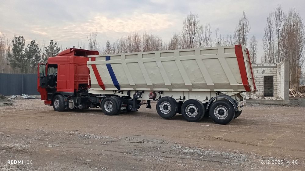 Sotiladi srochna Tyagach DAF+Pritsep Samosval TONAR