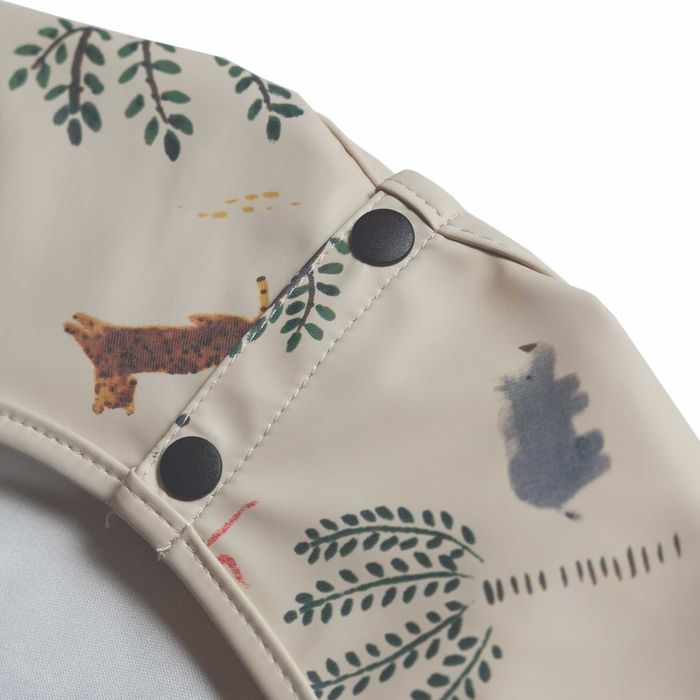 Baveta impermeabila cu maneci lungi pentru copii, Smekc, 6-24 luni