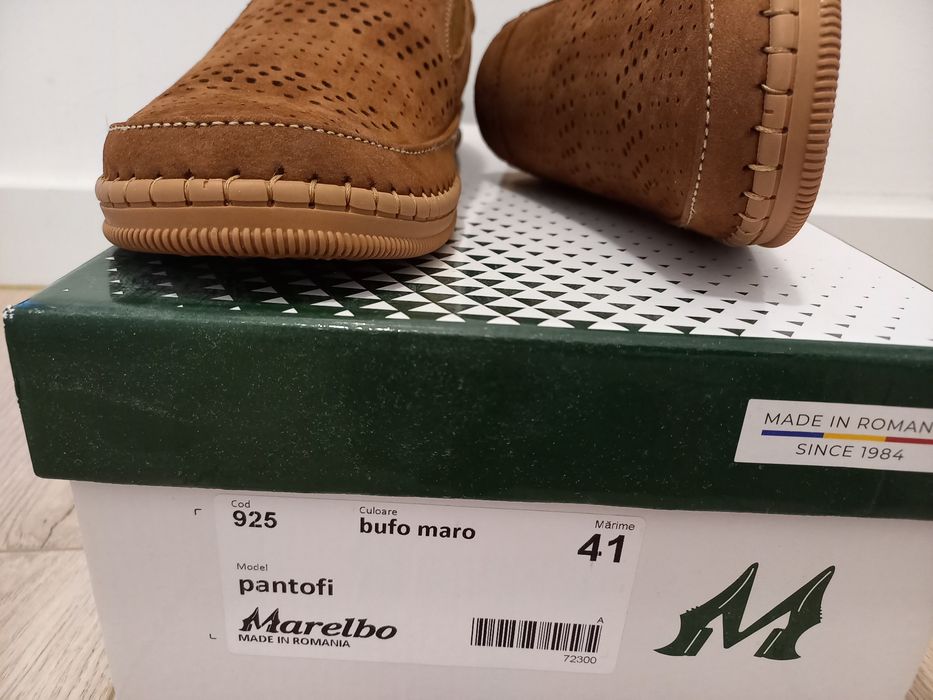 Pantof comod barbati, Marelbo, 41, piele naturală
