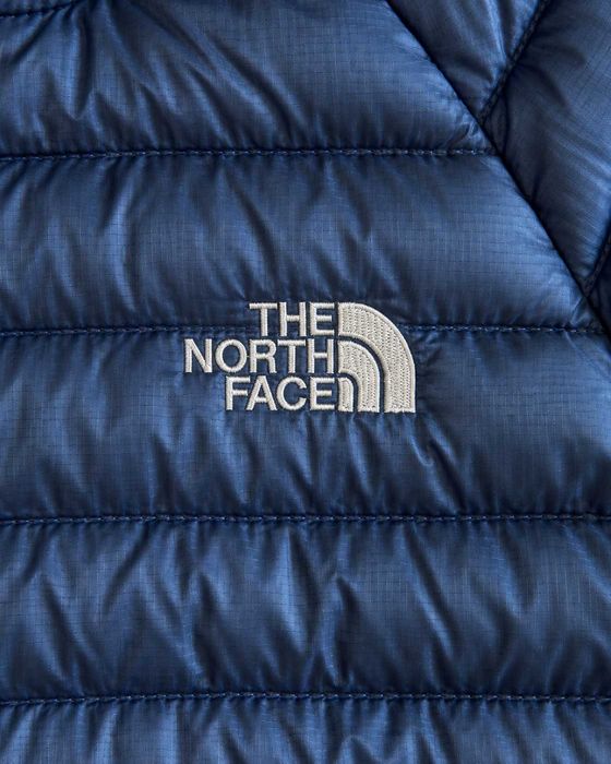 Geacă matlasată cu glugă The North Face 600 bleumarin pentru bărbați Mărimea S