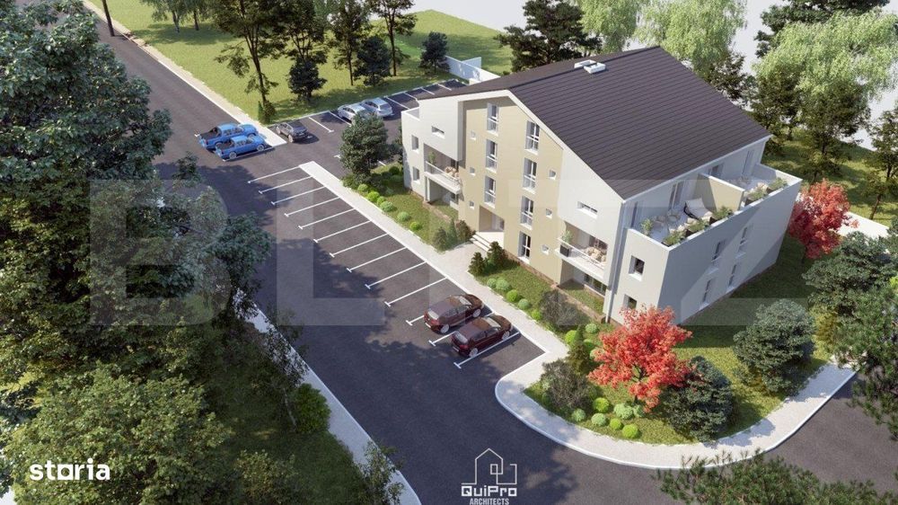 Apartament 3 camere, bloc tip vila P + 2, Sanpetru