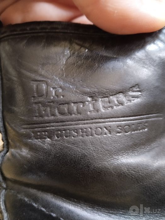 Dr Martens черные кожаные ботинки Англия , унисекс, размер 38