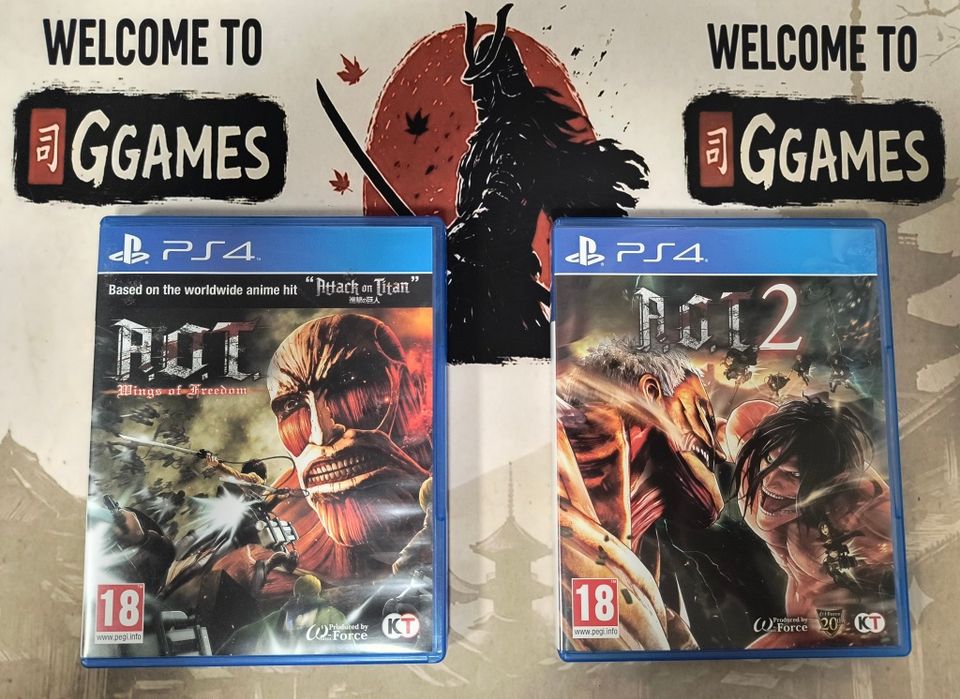 A.O.T Attack on Titan 1 & 2 PS4