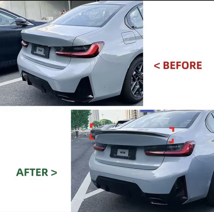 Eleron Portbagaj BMW G20 G80 M Performance Negru Lucios