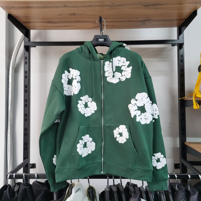 Zip hoodie Denim Tears, зипка