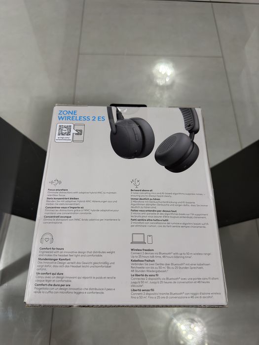 Casti over-ear Logitech Zone Wireless 2 ES black • SIGILATE •