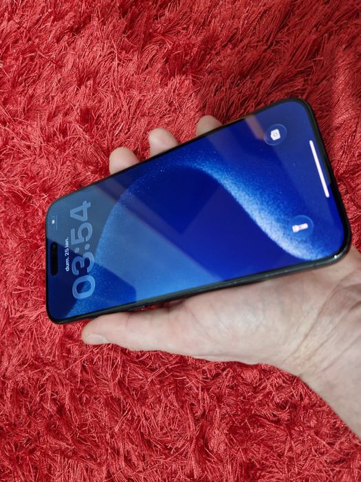-Iphone 15Pro Max, Blue Titanium, 256Gb, 8Ram, folosit, stare foarte b