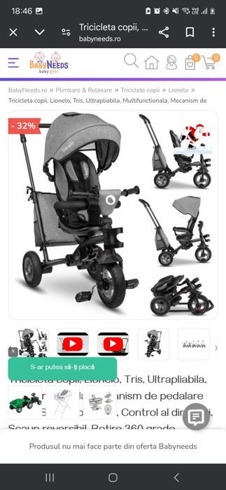 Vand tricicleta lionelo