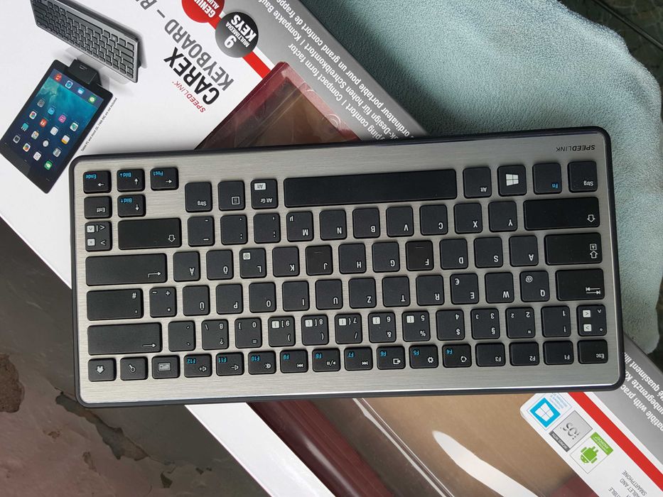 Клавиатура bluetooth Speedlink Carex, Черна