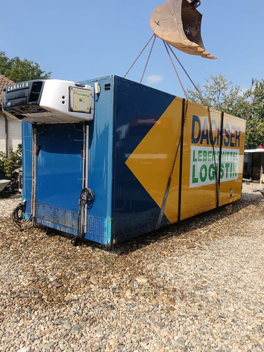 Duba frigorifica, izoterma cu agregat Carrier Supra 550 Diesel, 6,1 m
