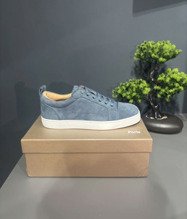 Christian Louboutin low top light blue