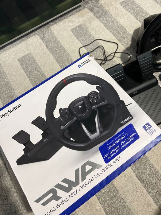 Volan Hori Racing Wheel Apex pentru PlayStation 4, PlayStation 5, PC