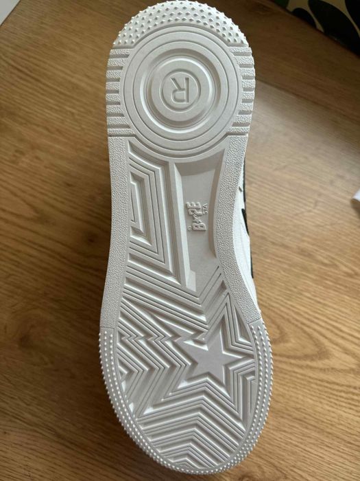 Bape Sta Icon #1 White Black Croc EU44 чисто нови