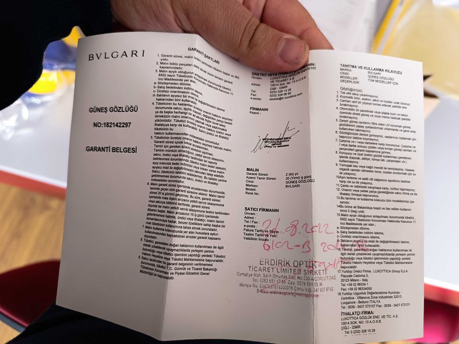 Като НОВИ Оригинални BVLGARI слънчеви очила! Пазарна цена >200€, Моя цена 100€!
