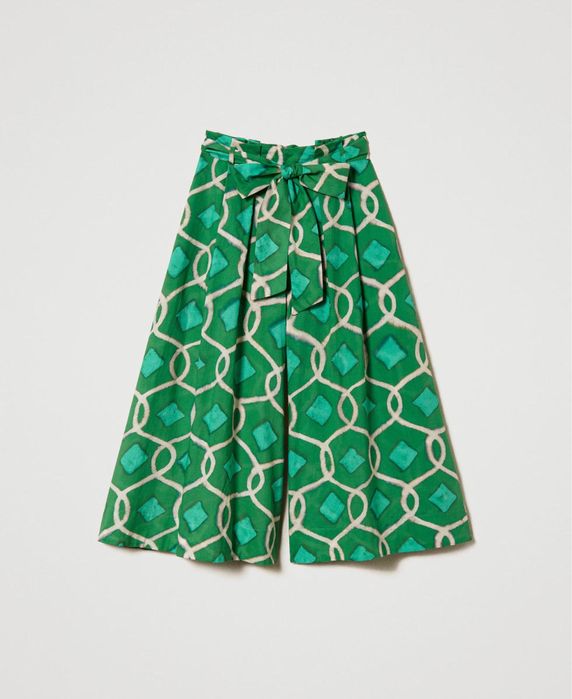 Twinset широк панталон / culotte с колан