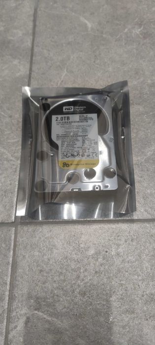 Hard disk HDD Enterprise foarte fiabil WD capacitate 2 TB, 5400 rpm, 64 MB buffer, pentru PC calculator desktop, sistem de supraveghere DVR NVR