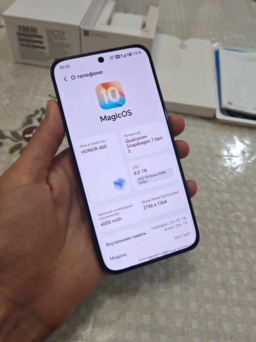 Honor 400 5g 256gb yengide