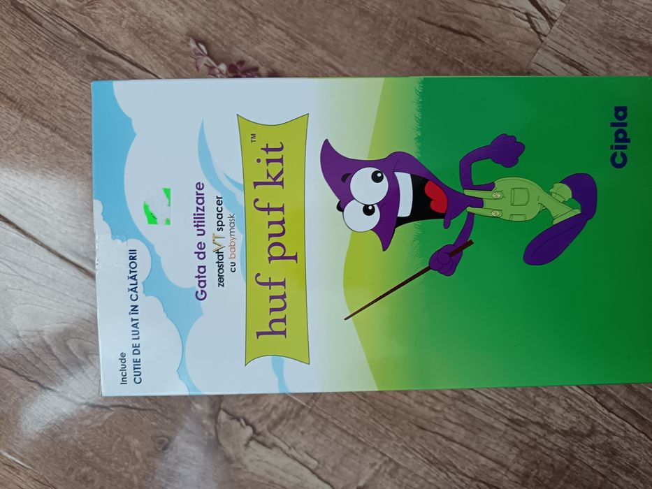 Kit pentru administrare tratament inhalator in doze măsurate la copii