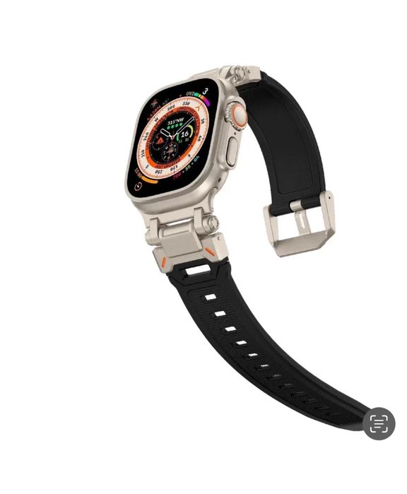 Curea Husa Double Titan + TPU Compatibila Ceas Apple Watch
