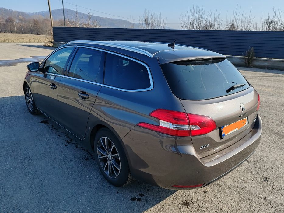 Peugeot 308 1.6 HDi 2014 – Piele, Plafon Panoramic, Întreținută