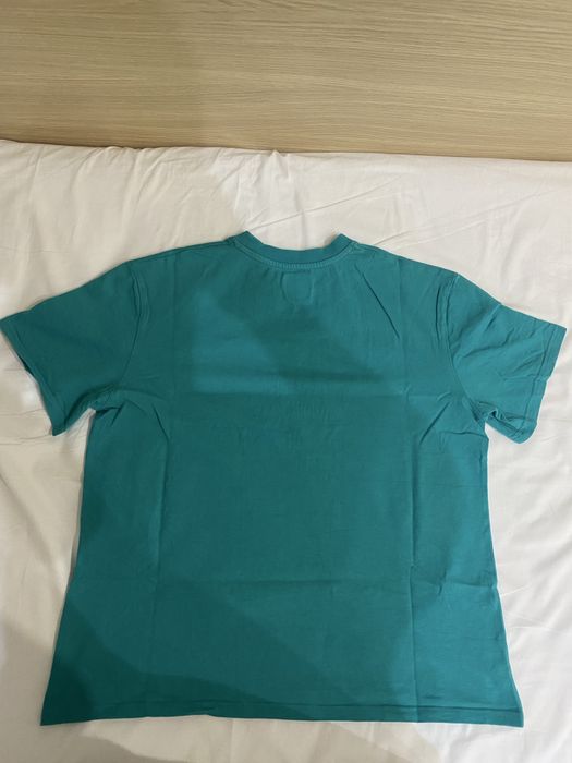 Tricou Kani Turcoaz – Logo Brodat, Mărimea S Relaxed Fit