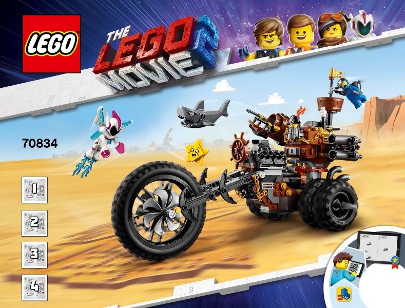 Lego 70834 MetalBeard's Heavy Metal Motor Trike THE LEGO MOVIE 2