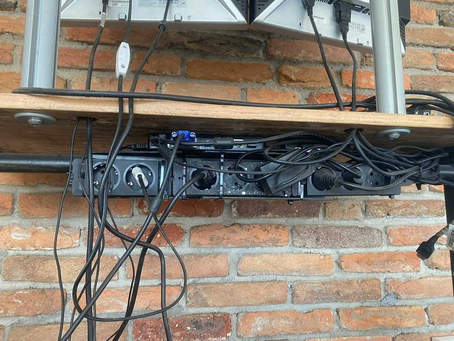 Vand Birou cu scaun reglabil pe inaltime Industrial Vintage