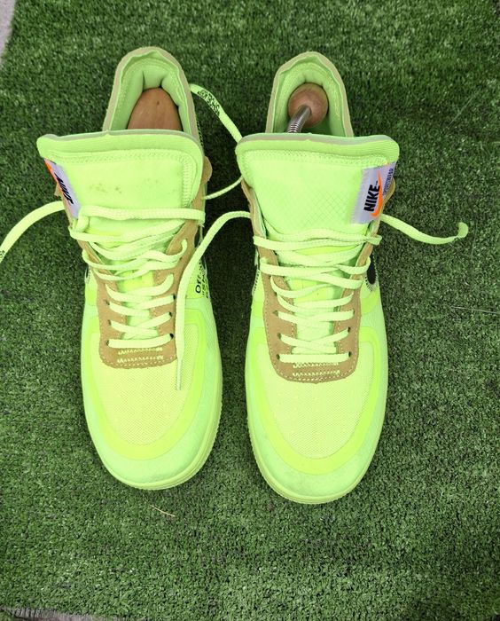 Nike air force 1 Low  off white Volt