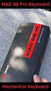 Tastatură mecanică gaming YUNZII MAD68 HE,magnetica,RGB,alb,sigilat