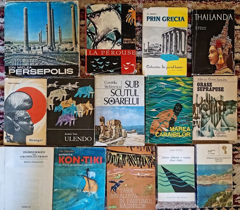 Vând 14 cărți călătorii anii '60