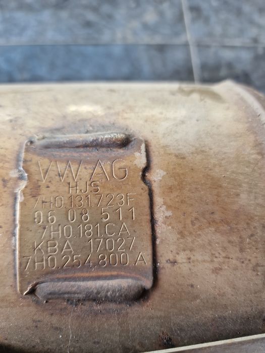 Dpf Vw T5 2.5 TDI KBA17027/ катализатор