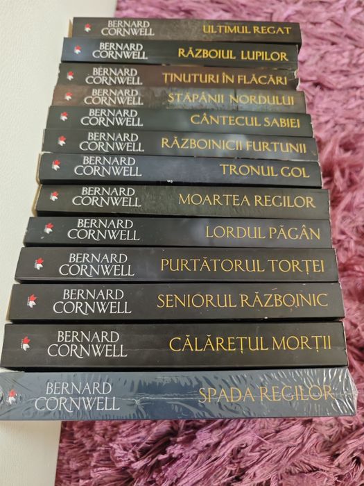 Seria Ultimul Regat, Cornwell, Complet, 13 vol, Stare  Buna