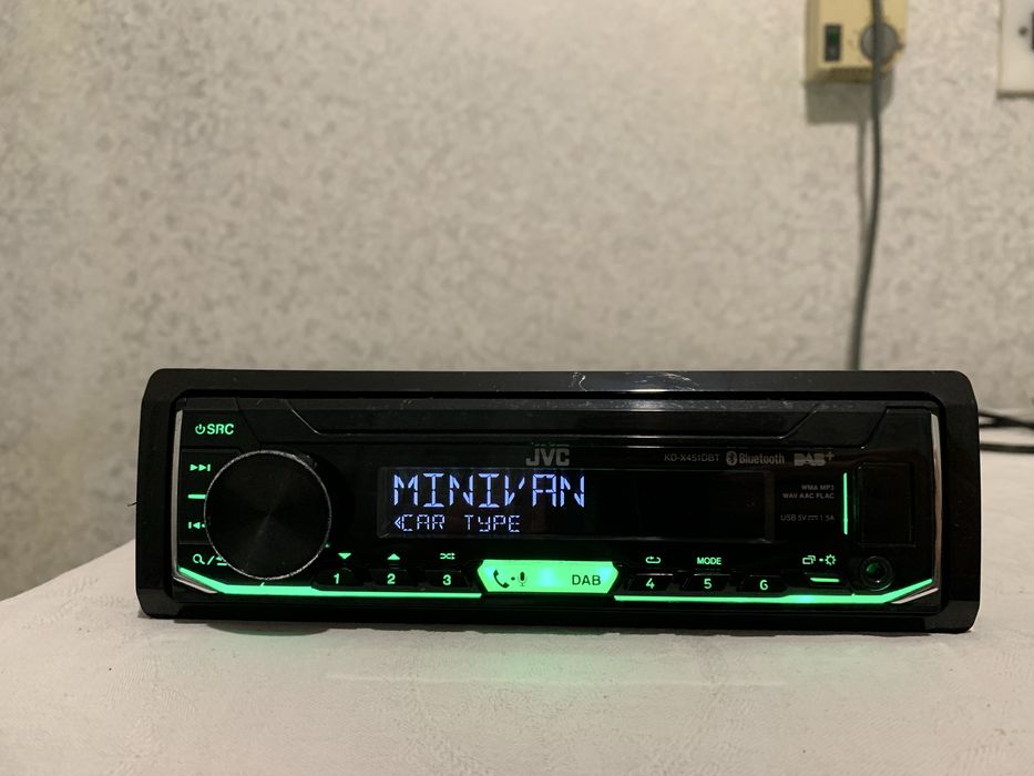 Авто радио JVC Bluetooth