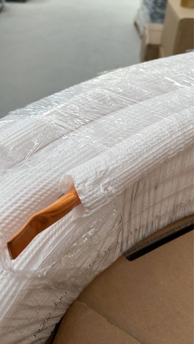 TEAVA CUPRU izolata pentru aparate aer AC  1/4 si 3/8, role 25m.