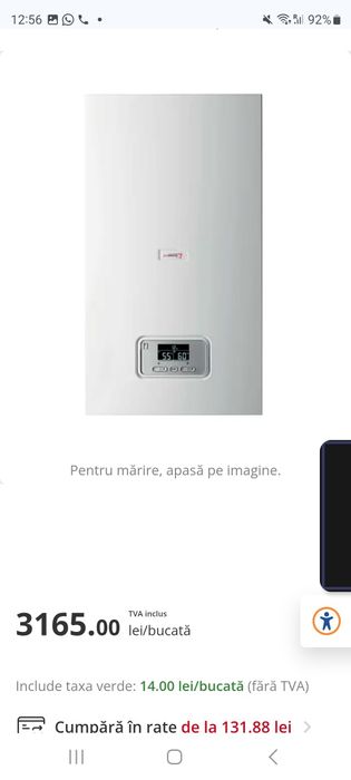 Vand centra pe curent l 2 ani garantie