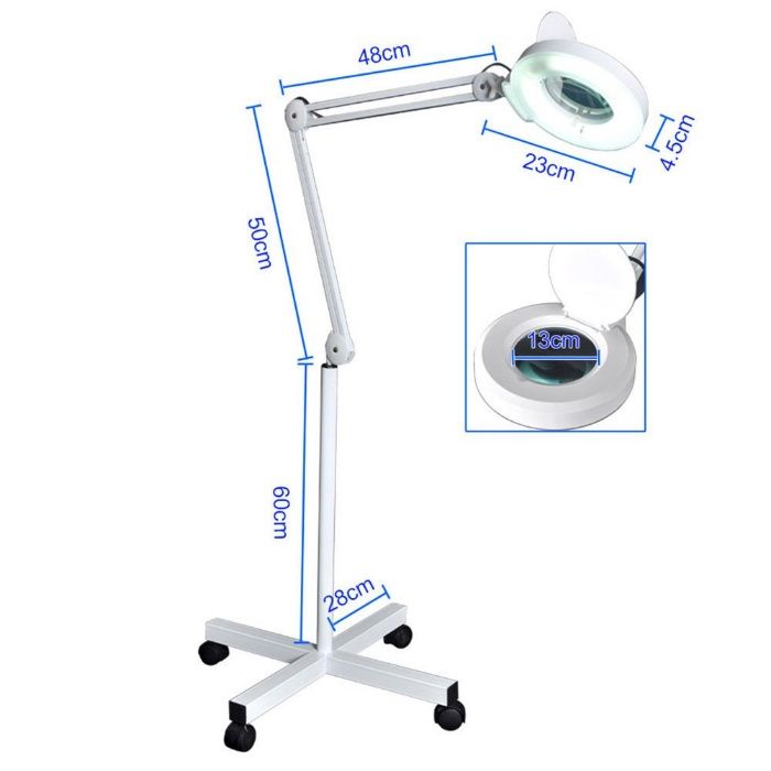 очила с лупа козметични работни и лампа с лупа лед различни модели
