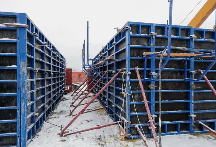 Аренда щитовая опалубка стеновая