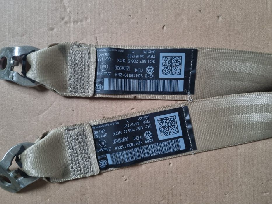 Set centuri spate crem VW Passat B6 B7 CC