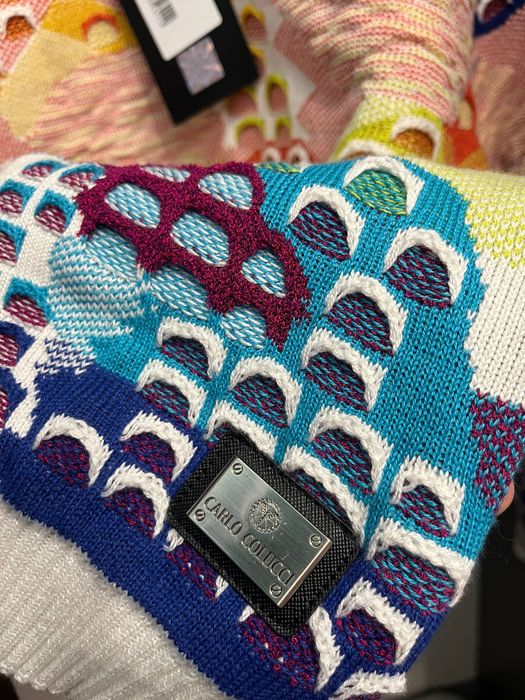 CARLO COLUCCI - Vintage Пуловер Fishscale