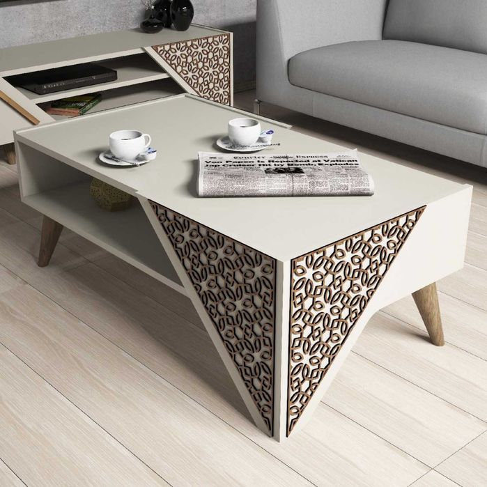 Холна маса  HM9498.01 със -CNC релефни елементи 105x58x40Hcm.