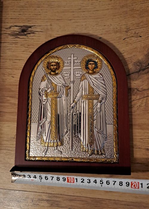 икони със сертификат, посребрени