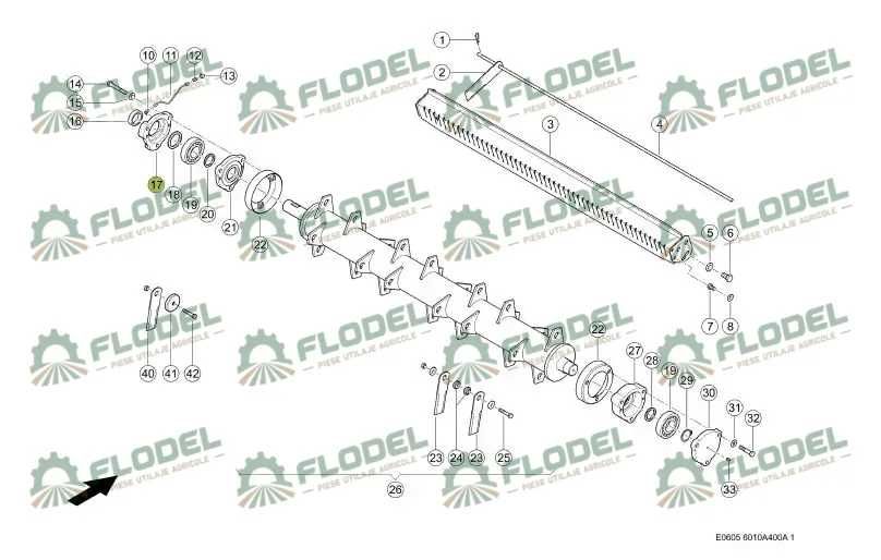 Carcasa rulment tocator CLAAS TUCANO 551886
