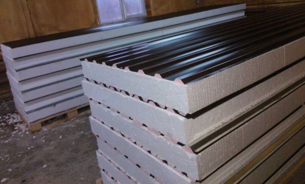 Assortimentda EPS sendvich panellari/Сэндвич панели ппс в ассортименте