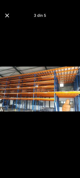 Vând rafturi metalice