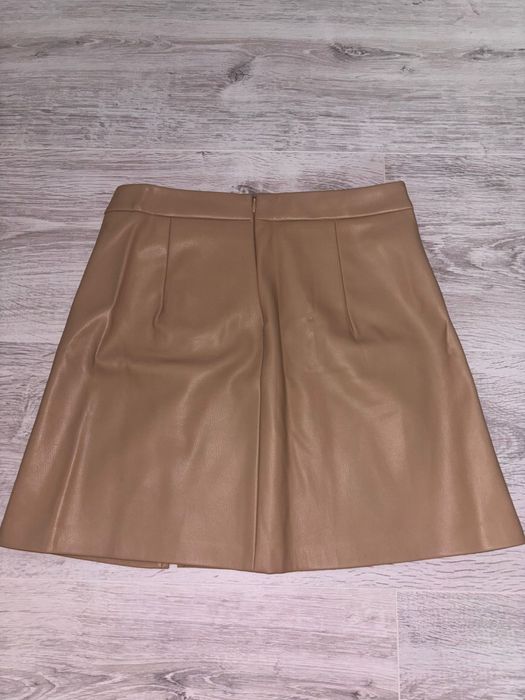 Fusta crem din piele ecologica, marimea 36