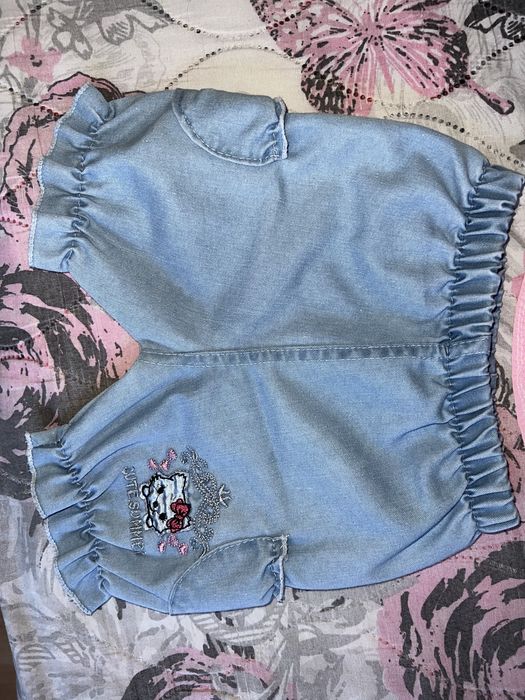 Детски ризка и къси панталонки комплект Hello Kitty